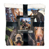 Wildlife Selfie Sherpa Blanket 50x60
