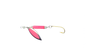 Fishslayer Tackle 1/2oz Clatter  Jig / Spinner Pretty Keek -- Pink Glow Body, White Glow Beads & Pink Glow Spinner