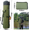 Large Capacity Multi-Function Durable Fishing 5 Pole Carrier Bag