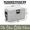 Rugged Road 85 V2 Cooler - Polar White