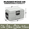 Rugged Road 45 v2 Kühler – Waldgrün