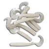 Parsons Lures Garlic Grub - White Lightning