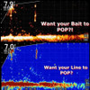 Bait Pop Elite on Live Sonar