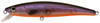 Challenger Lures Junior Minnow (3 1/2" - 5/16oz) - UV Purple Crystal, Orange Belly