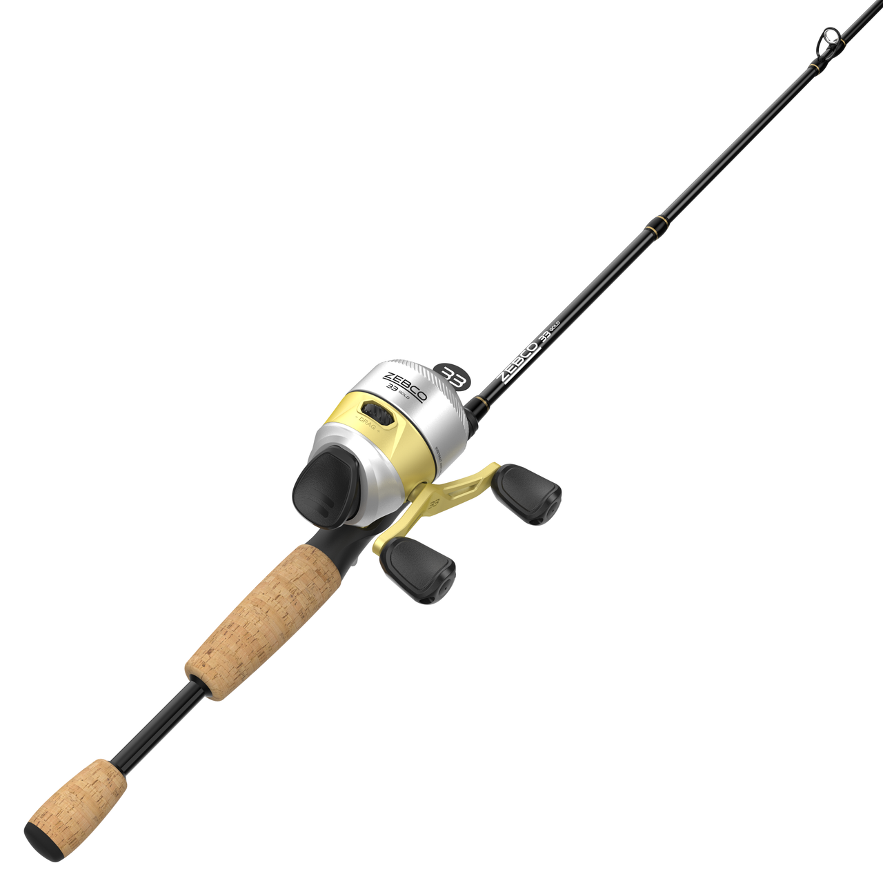 Zebco 33 Gold 6' Medium Spincast Combo