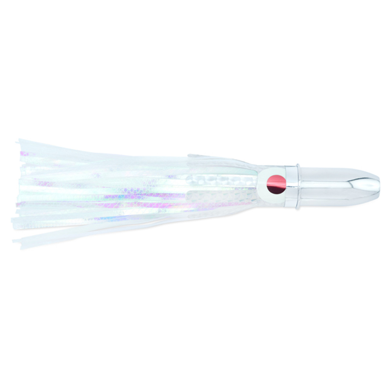 Billy Baits - Super Magnum Lure - Black/Red Eye-Skirt 