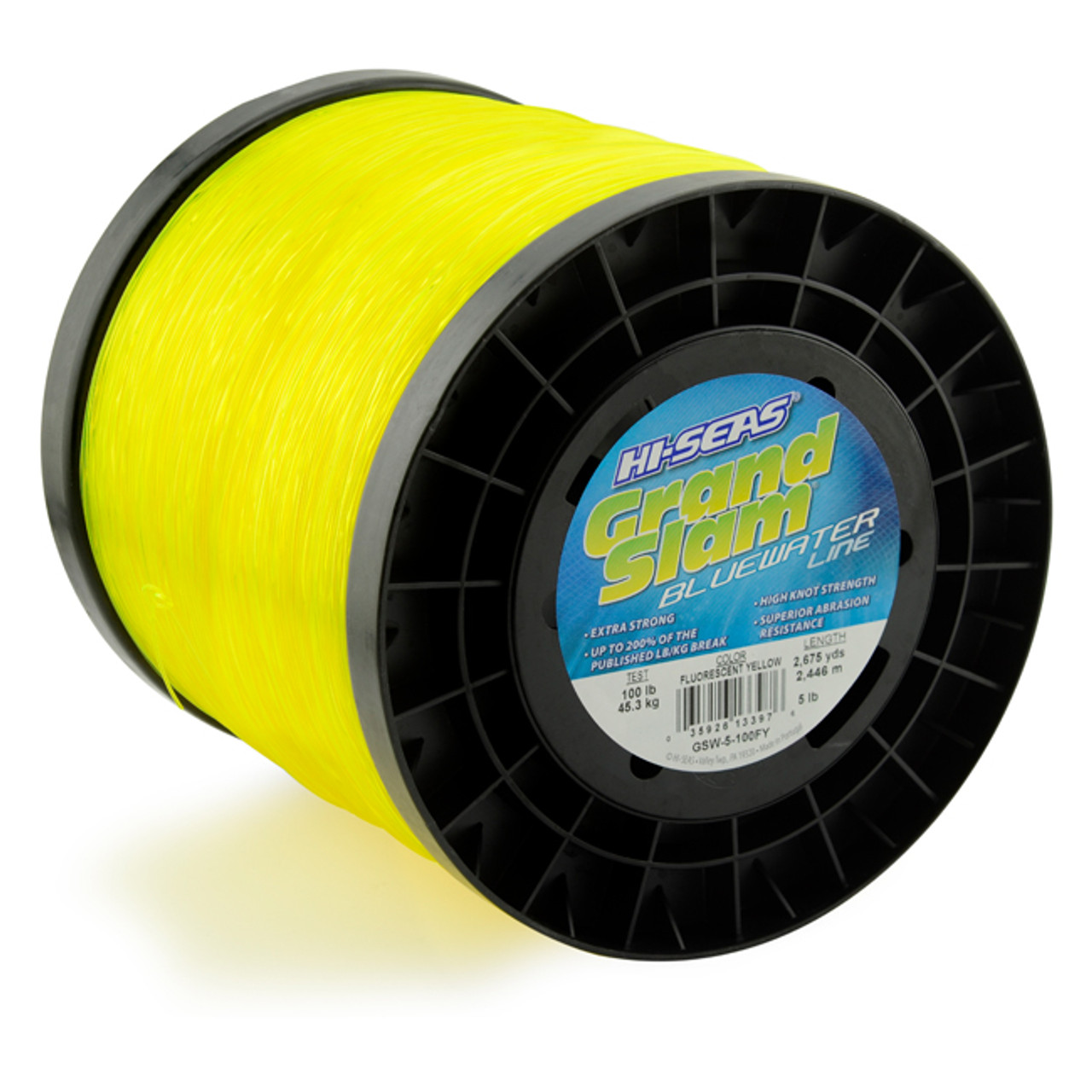 Hi Seas - Grand Slam Monofilament Line - Green - 5 Pound Spool 