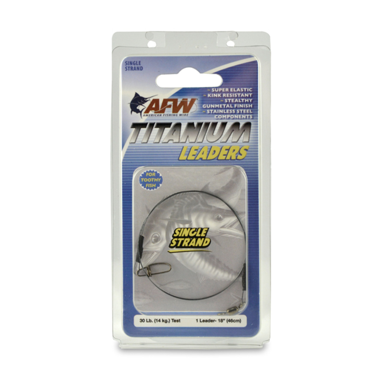 American Fishing Wire Titanium Single Strand Leader