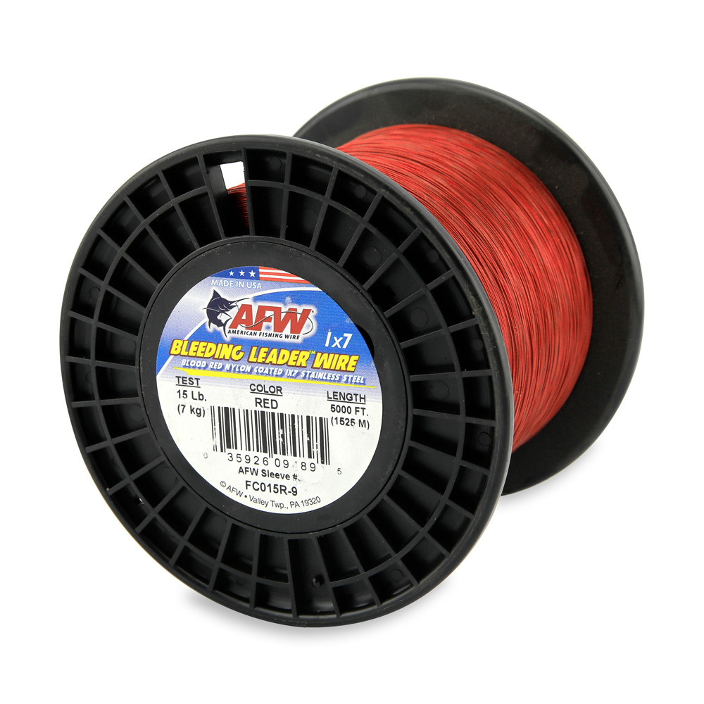 AFW - Bleeding Leader Wire - Nylon Coated 1x7 Stainless Steel
