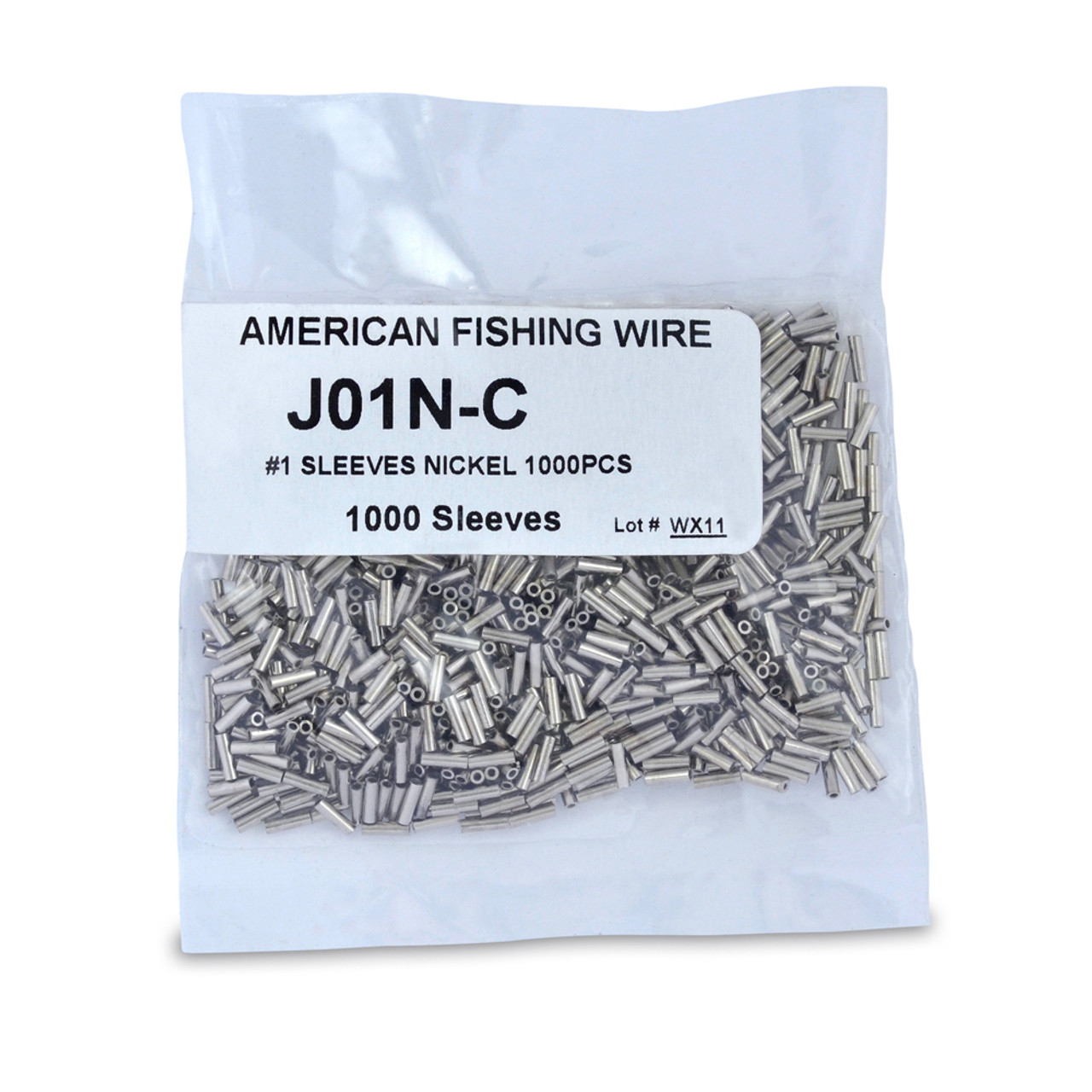 AFW - Single Barrel Crimp Sleeves - Nickel 