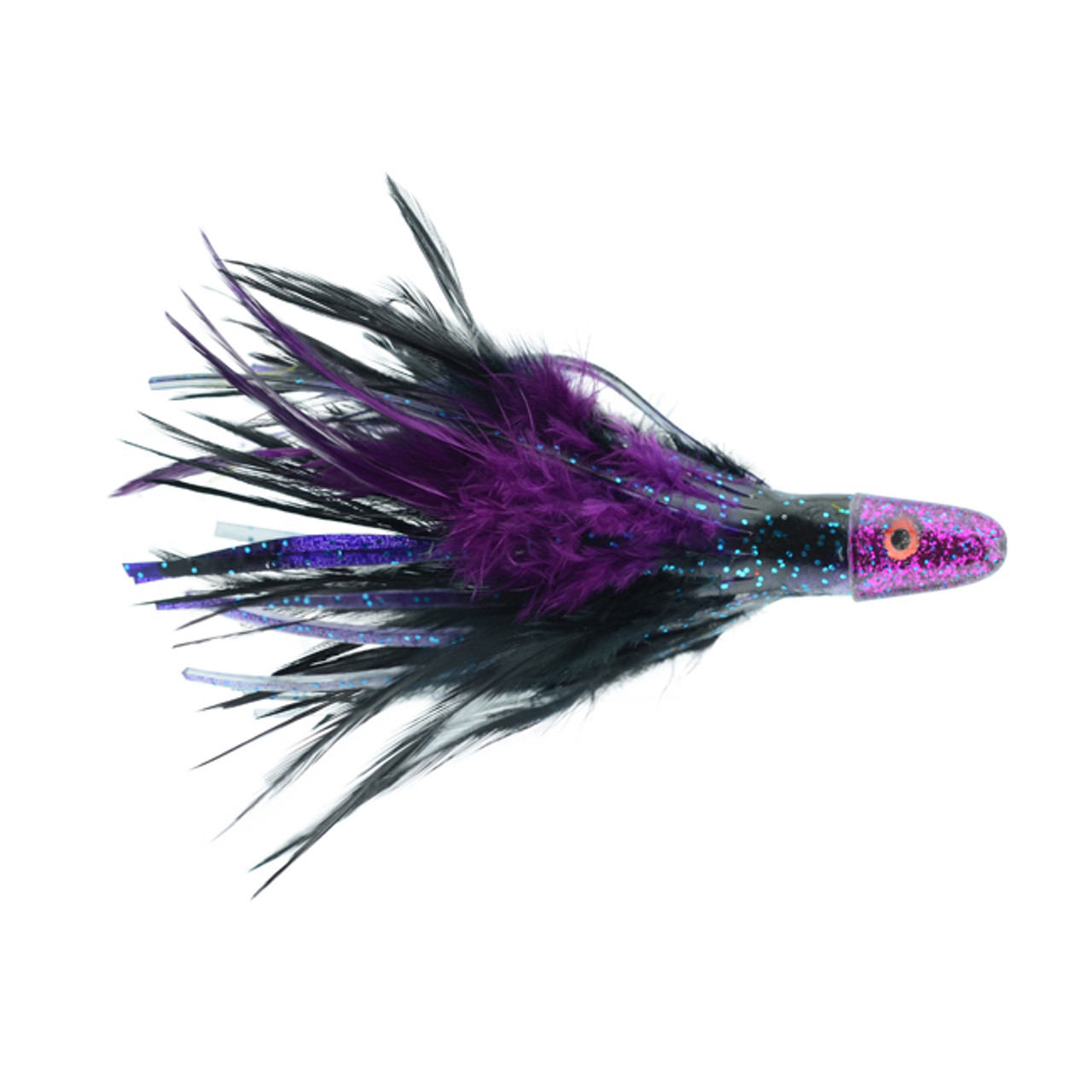 3 Pieces 6 Rigged tuna Feathers Trolling Saltwater Fishing lures - 3  Colors 