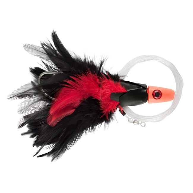 No Alibi Trolling Feathers - Saltwater Fishing Lures For Mahi, Tuna & Wahoo - Rigged Or Unrigged
