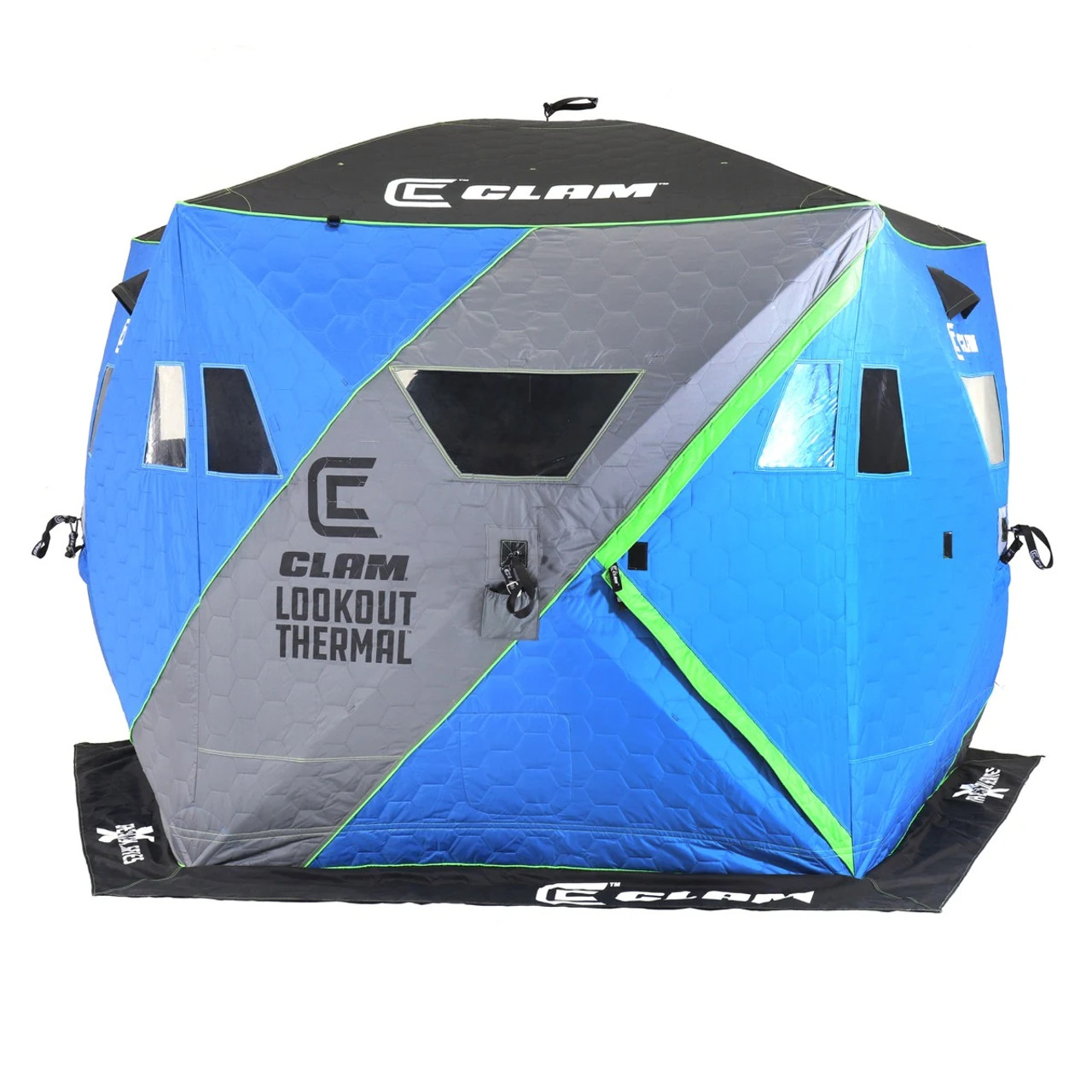 Clam X500 Insulated Thermal Lookout Outdoor Fishing Hunting Hub Tent Shelter