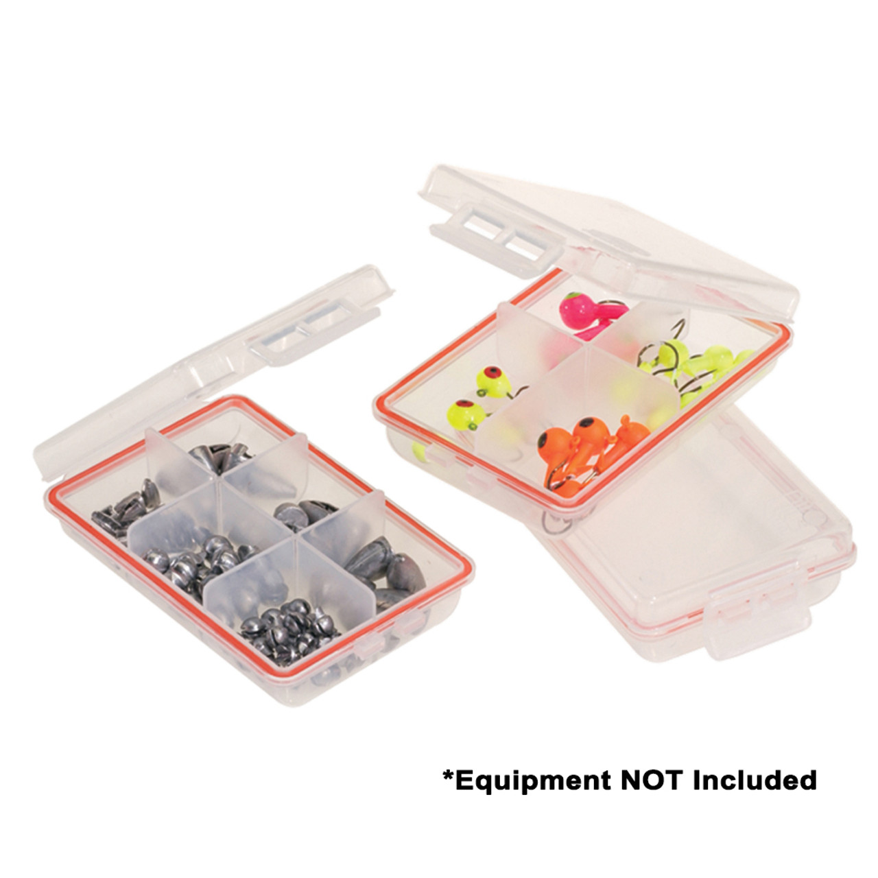 Plano - Waterproof Terminal 3-Pack Tackle Boxes - Clear