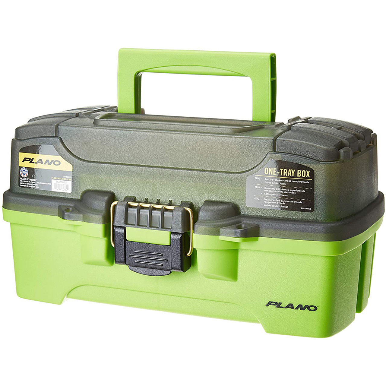 Plano Compact 1 Tray Tackle Box, Premium Tackle Storage, Clear (3510-01), 8  1/4 lx 4 1/4 wx 2 1/2 h