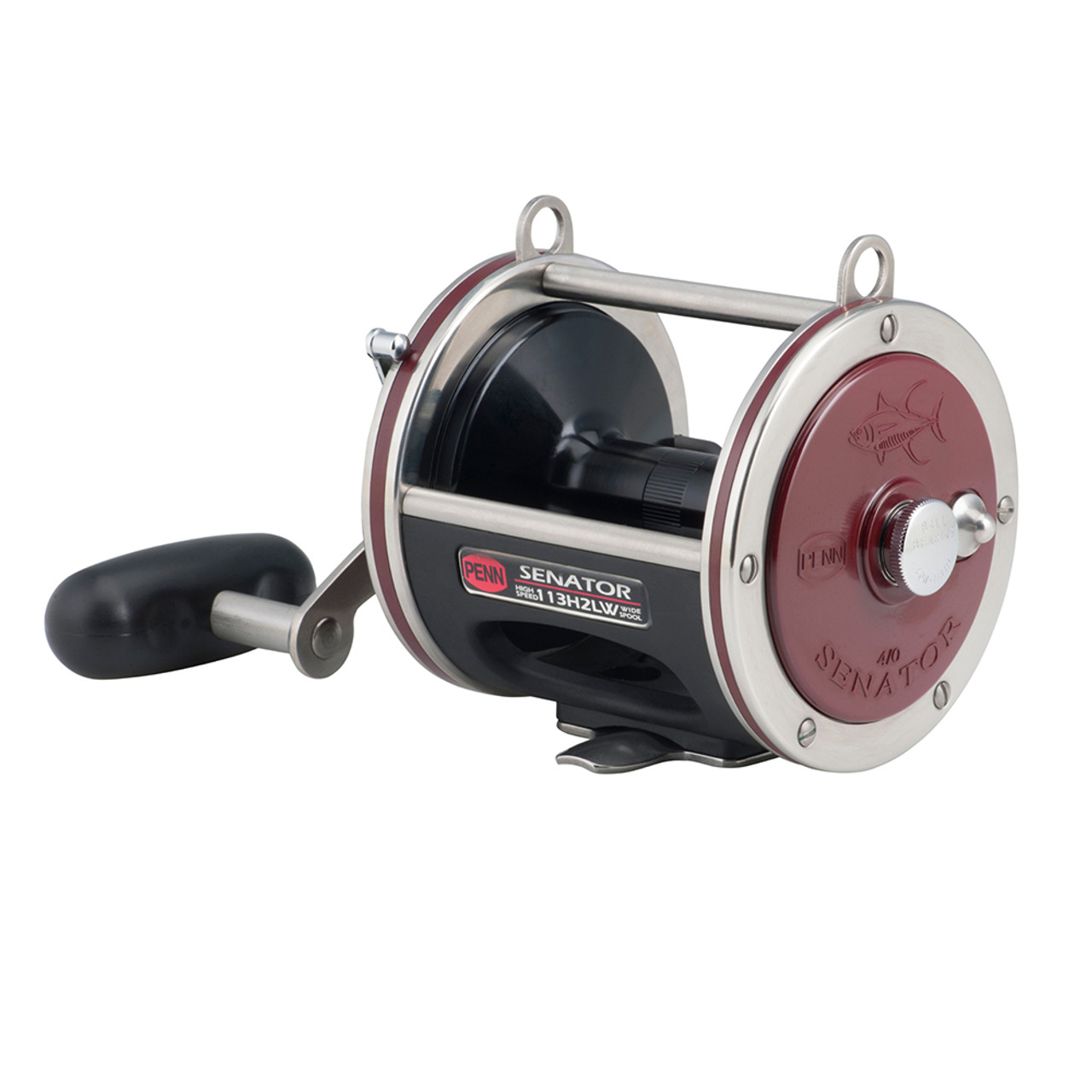 Penn 113H2SP Special Senator Reels, Red/Black