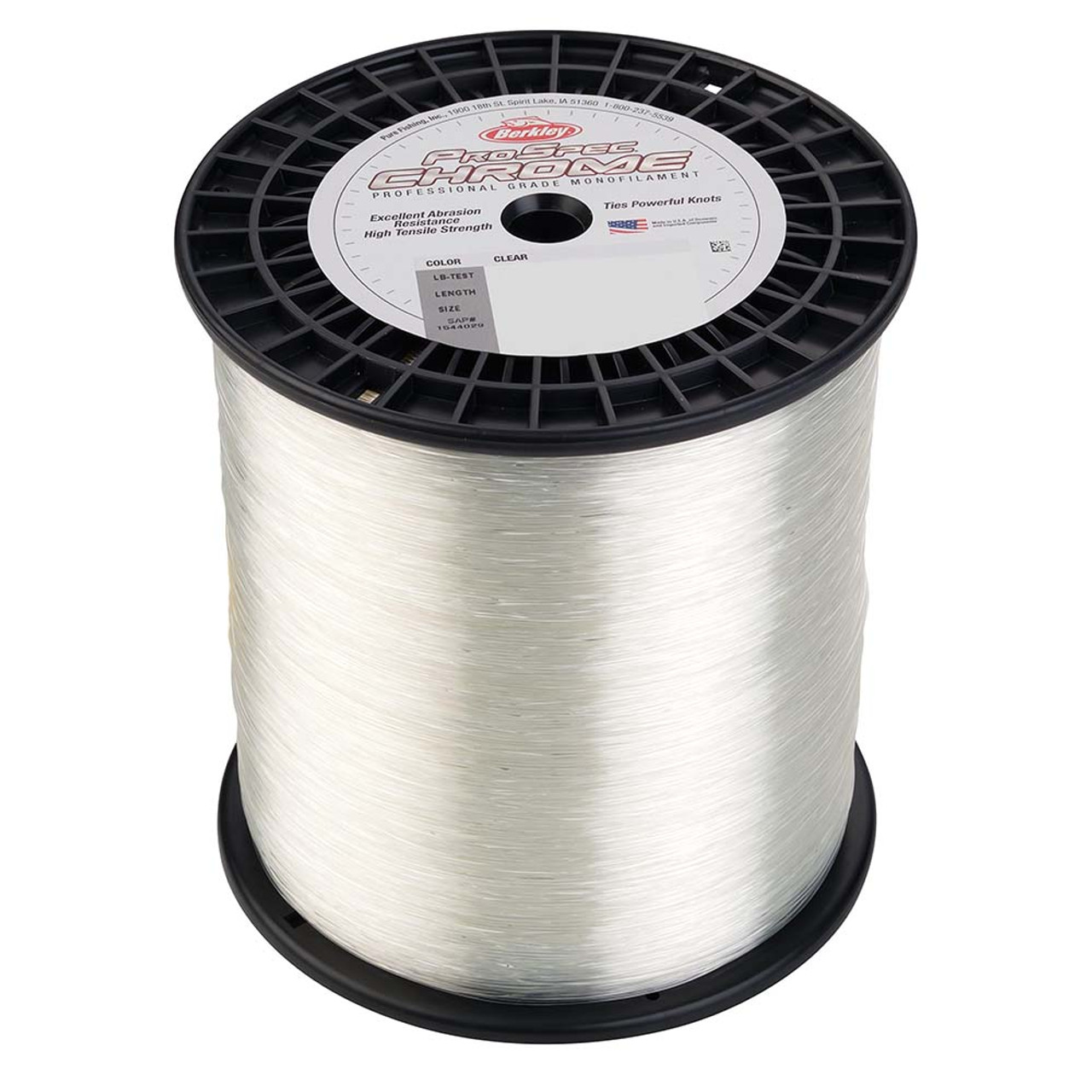 Spool Berkley ProSpec Chrome Monofilament Fishing Line 30# Test ...