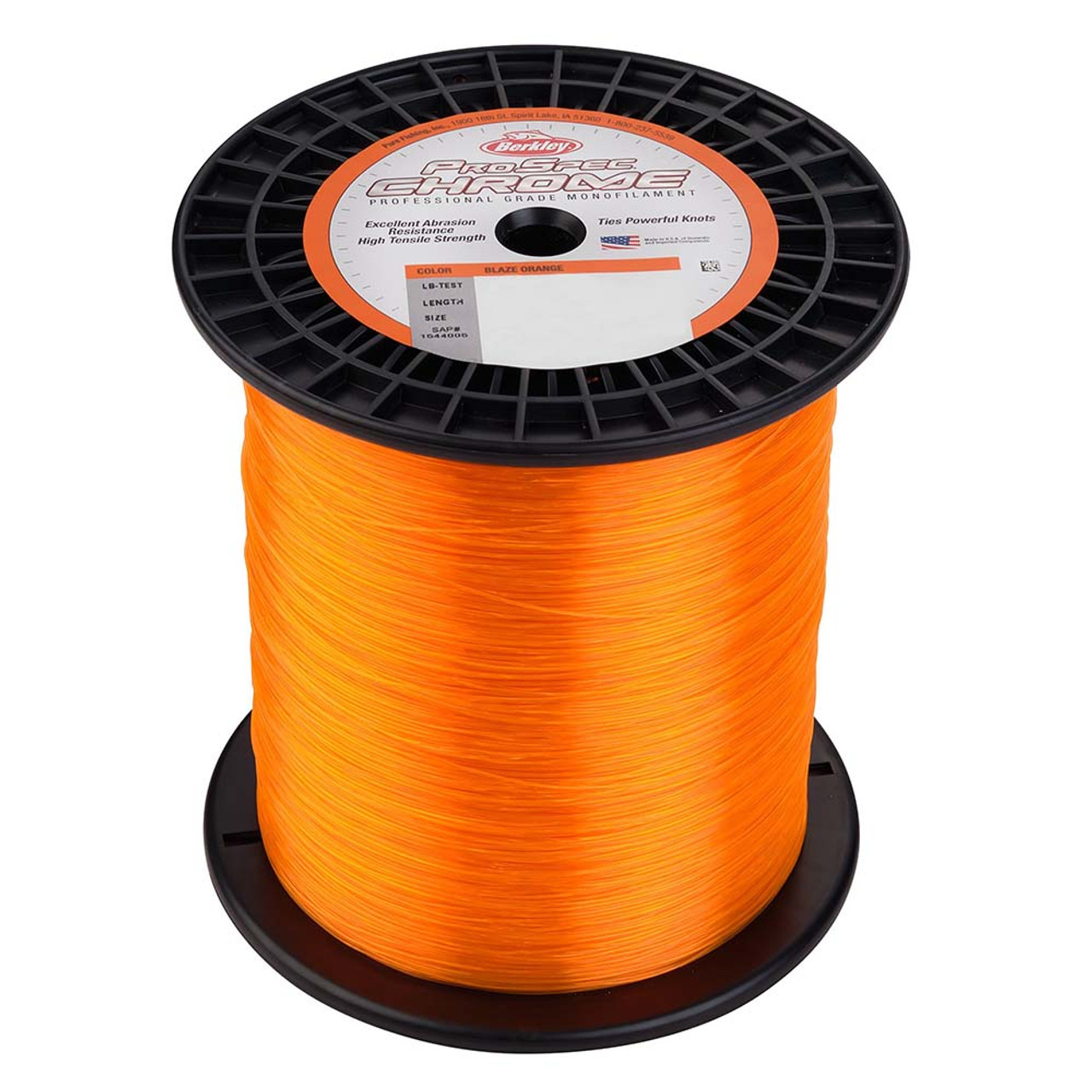 Berkley PSC3B25-80 ProSpec Chrome Blaze Orange Monofilament 25lb