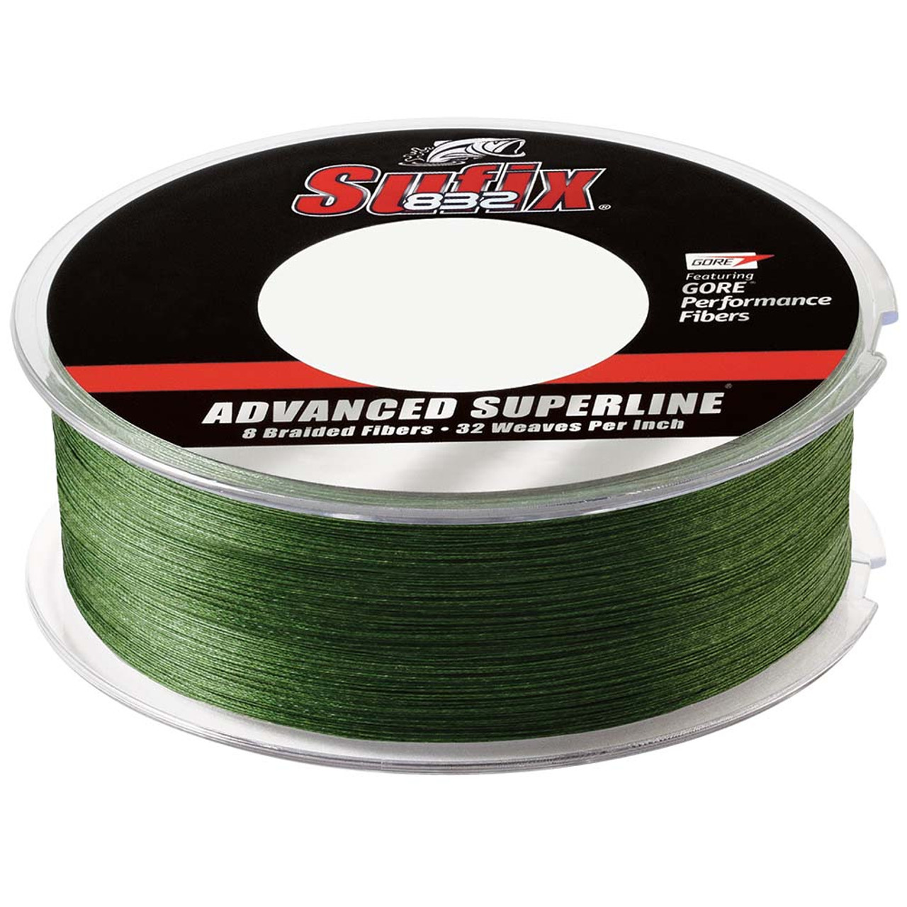 Sufix 15 lb 832 Advanced Superline Braid - Low-Vis Green