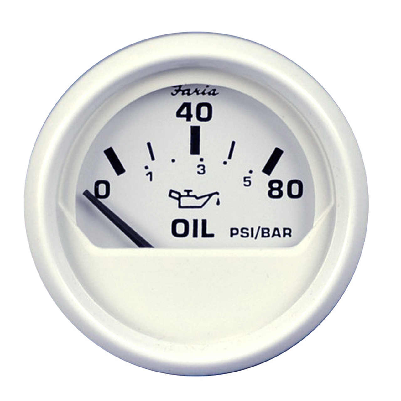 Faria Newport SS 2 Öldruckmessgerät – 0 bis 80 PSI