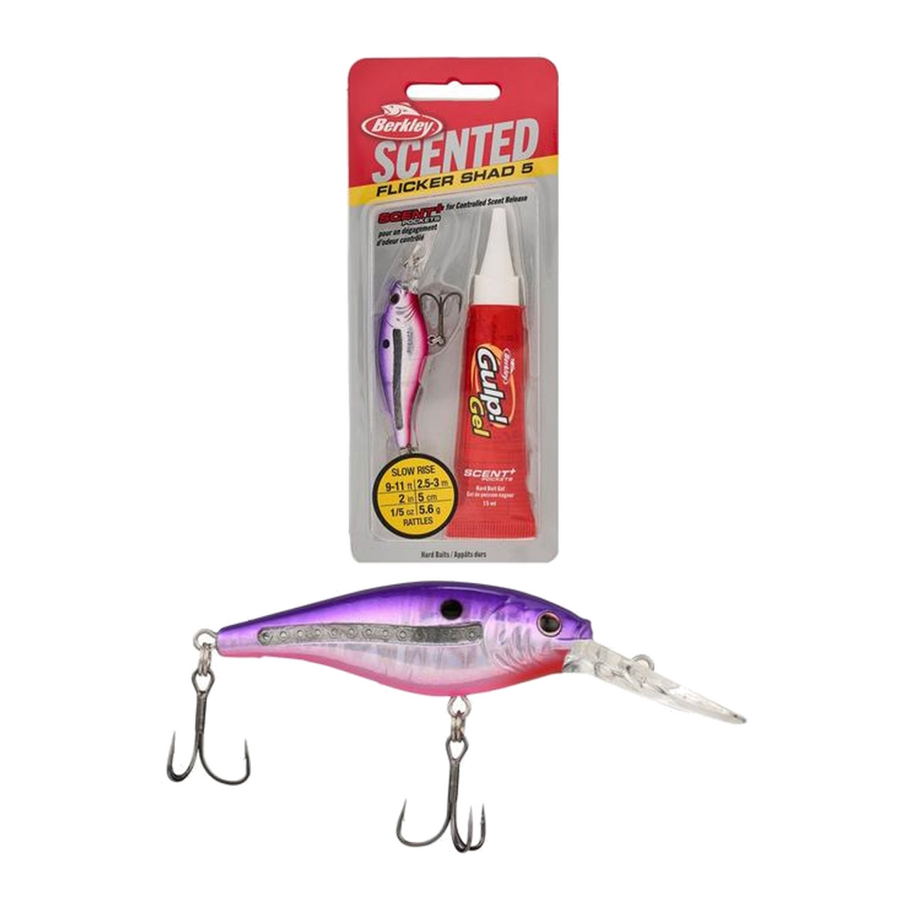 Berkley Scented Flicker Shad 5 cm / Slick Purple Candy (FSFSH5M-SLPC)