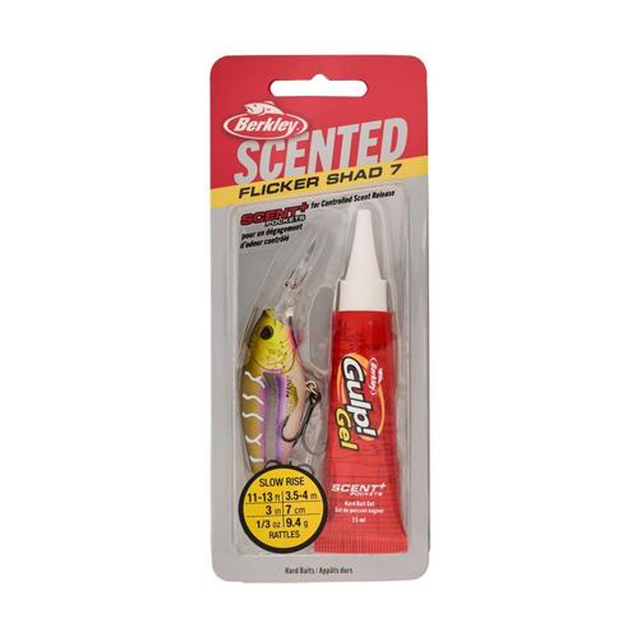 Berkley Scented Flicker Shad 7 - Purple Tiger 