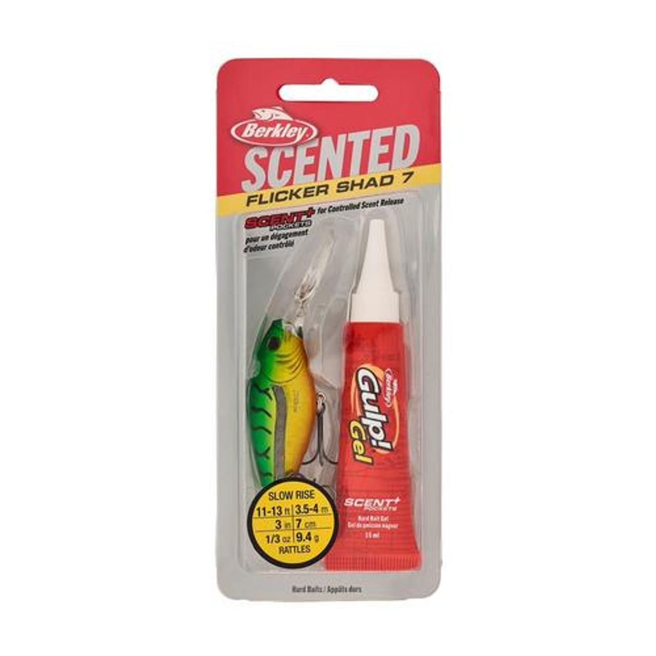 Berkley Scented Flicker Shad 7 - Slick Firetiger 