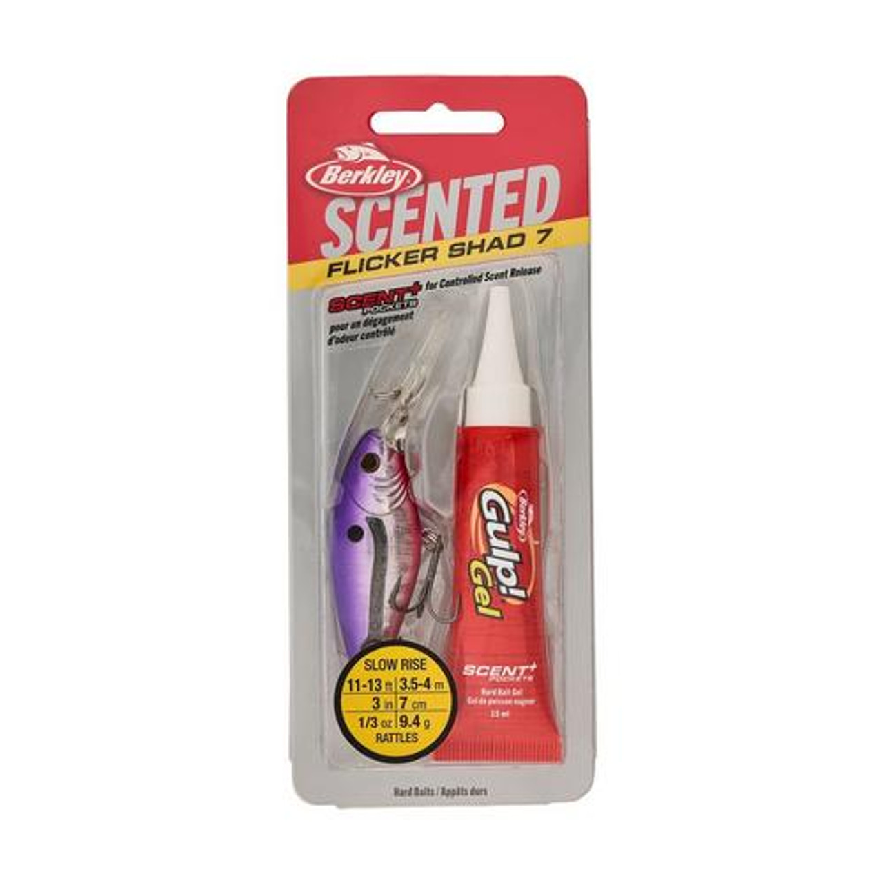 Berkley Scented Flicker Shad 7 - Slick Purple Candy 