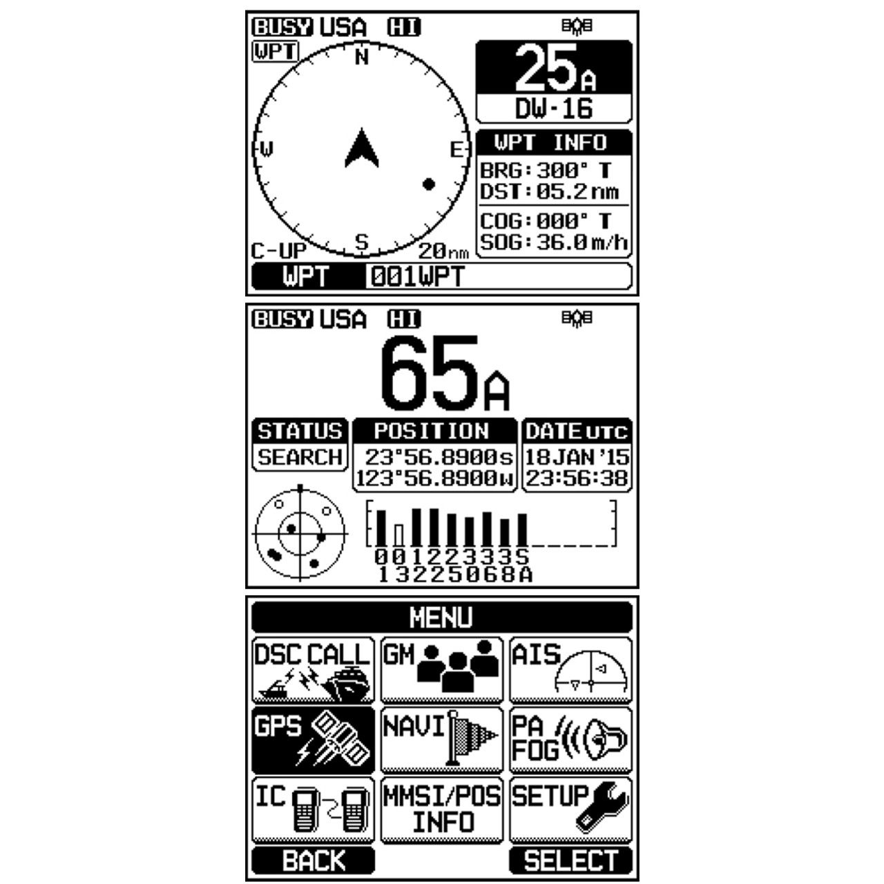 Standard Horizon Quantum GX6000 25W Commercial Grade Fixed Mount VHF w/NMEA  2000, Integrated AIS receiver,  Speaker Mic