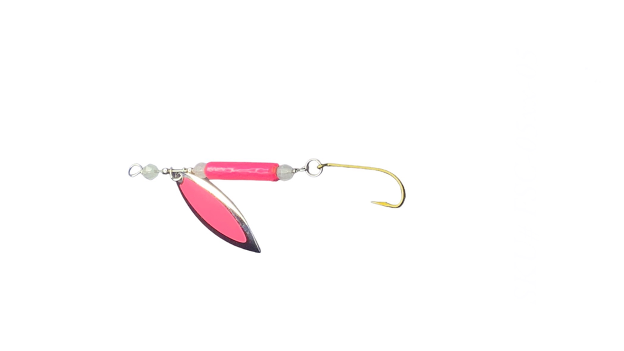 Fishslayer Tackle 1/2oz Clatter Jig / Spinner Pretty Keek -- Pink
