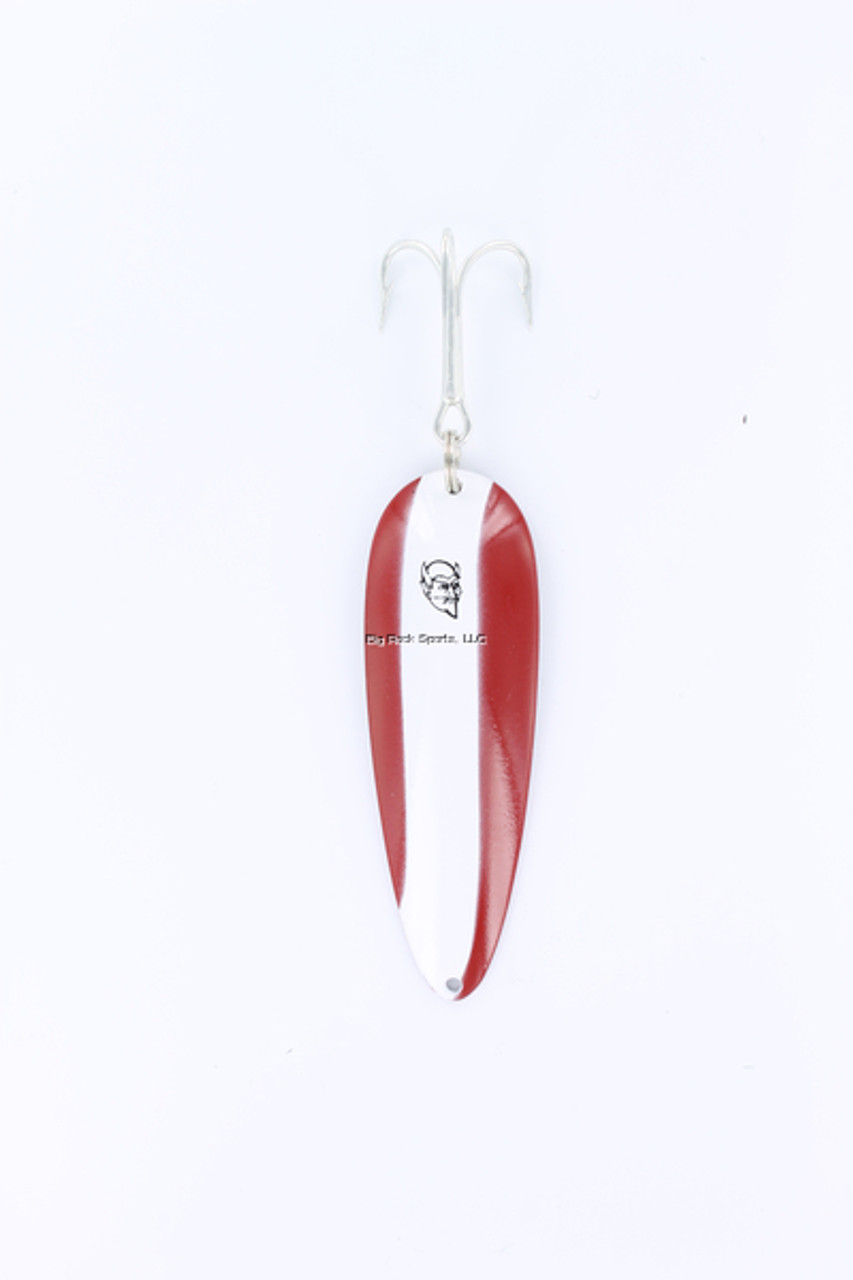 Eppinger Dardevle Weedless Spoon, Red & White Nickel Back, 1oz, Fishing  Spoons 
