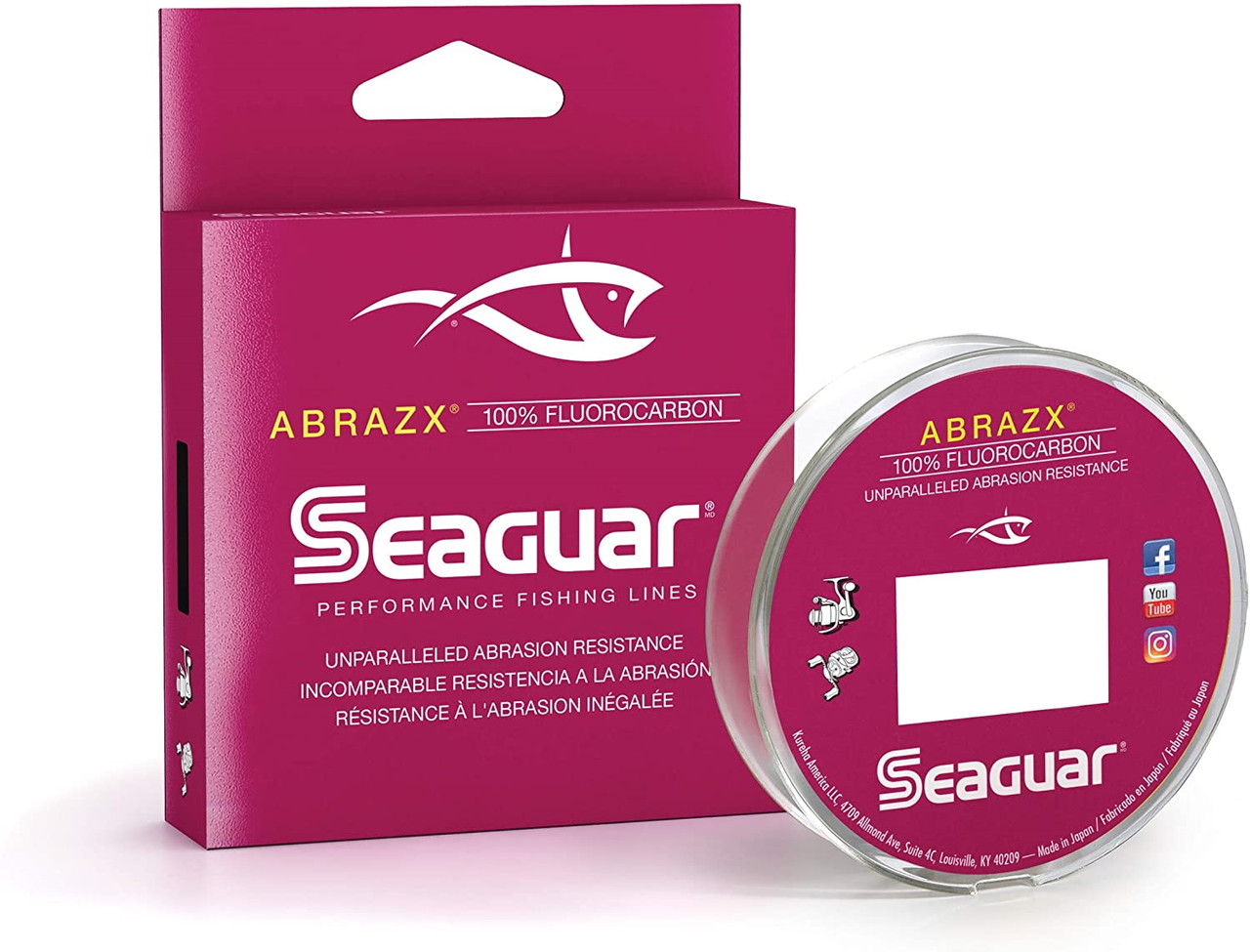 Seaguar Abrazx 6LB 200 YDS - 100% Fluorocarbon - FISH307.com