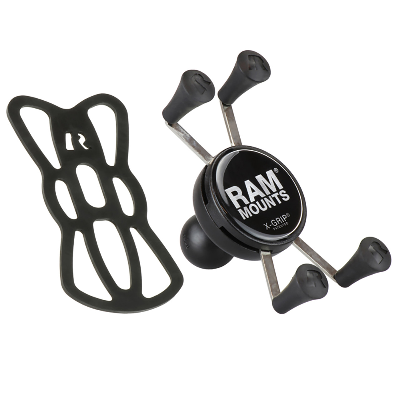 RAM® X-Grip® Phone Mount with RAM® EZ-Strap™ Rail Mount