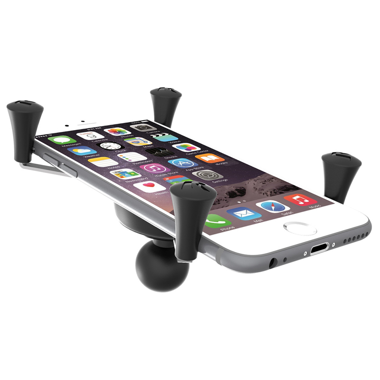 RAM MOUNT UNIVERSAL X-GRIP CELL PHONE HOLDER W/ 1 BALL : RAM Mounts:  : Electrónica