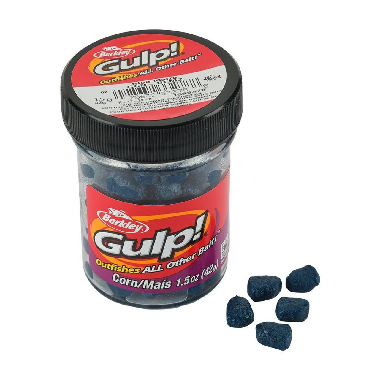 Berkley Gulp! Corn Freshwater Soft Bait, Blue Maize