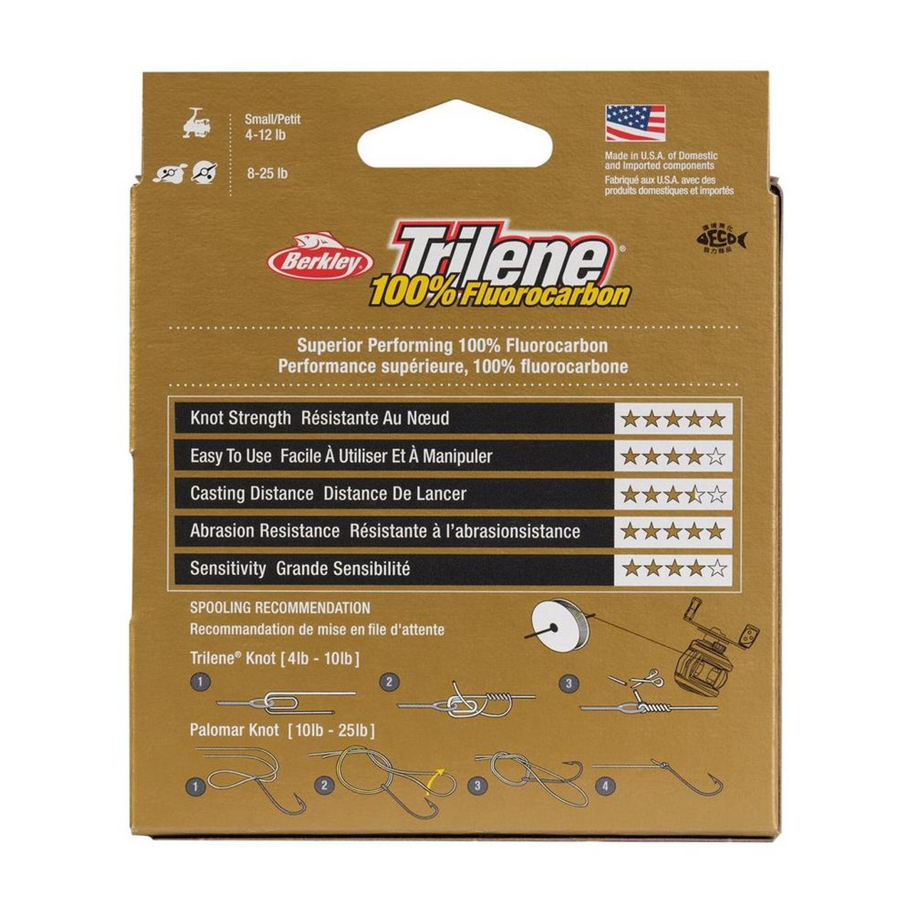 Berkley Trilene® 100% Fluorocarbon, Clear, 8lb, 3.6kg, 200yd