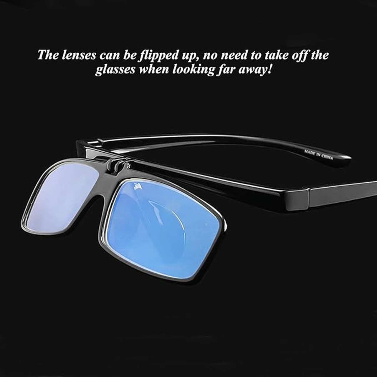 Retro Look Flip Up / Down Readers Reading Magnifying Glasses with UV  Protection