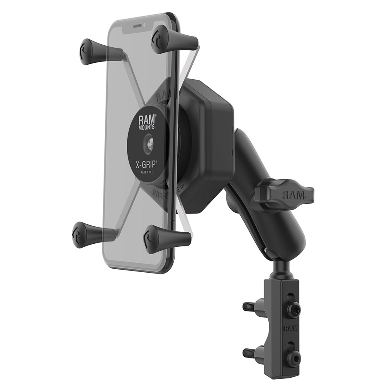 RAM Mounts X-Grip® High-Strength Composite Phone Mount with Drill-Down Base