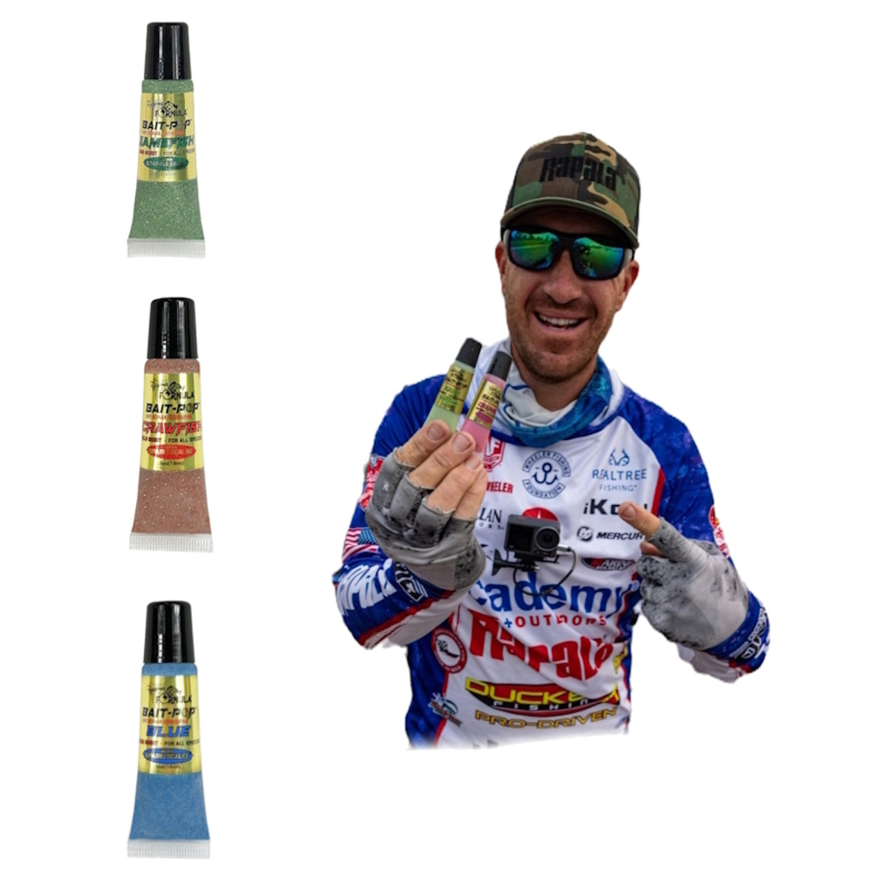 Bait Pop Jacob Wheeler Pro Pack 2 - Bait Pop Gamefish, Crawfish