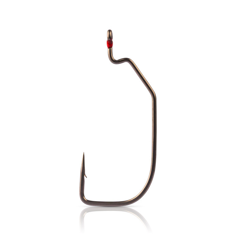Mustad 91768 Ultra Point Wide Gap Jig Hooks  25 Pack, Size 9/0  Black  Nickel Finish For Saltwater & Freshwater