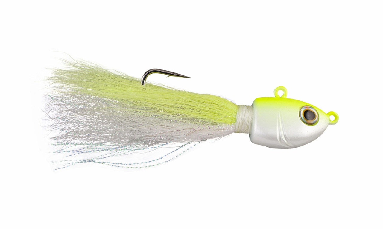 Berkley® Fusion19™ Bucktail Jigs White Chartreuse 