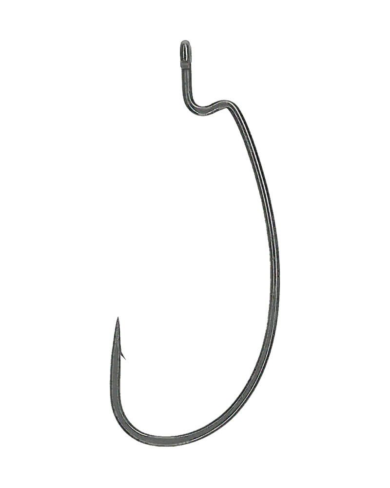 Gamakatsu G-Finesse Hybrid Worm Hooks - Black Nickel, 4-Pack For Bass Fishing