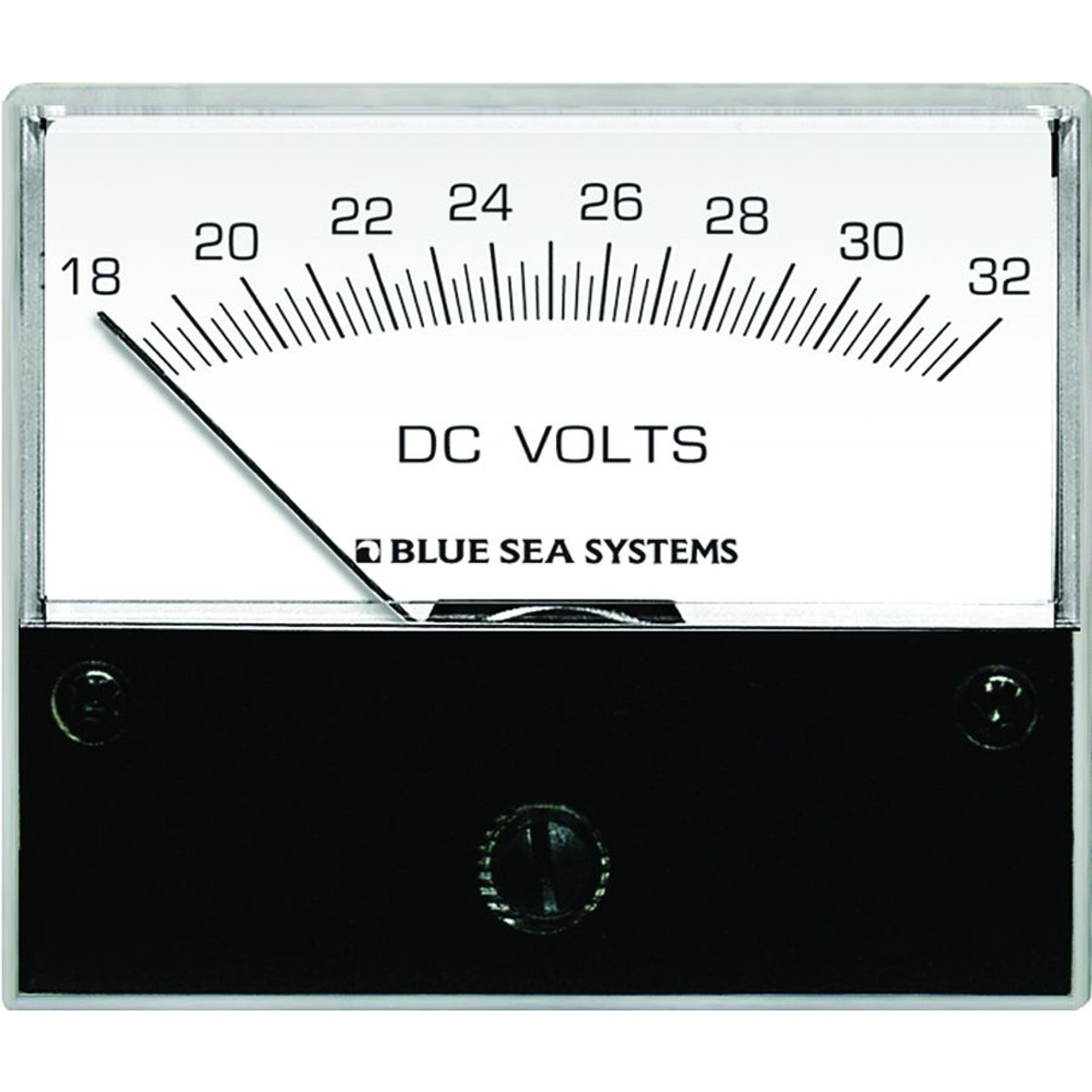 Blue Sea 8240 DC Analog Voltmeter - 2-3/4 Face, 18-32 Volts DC