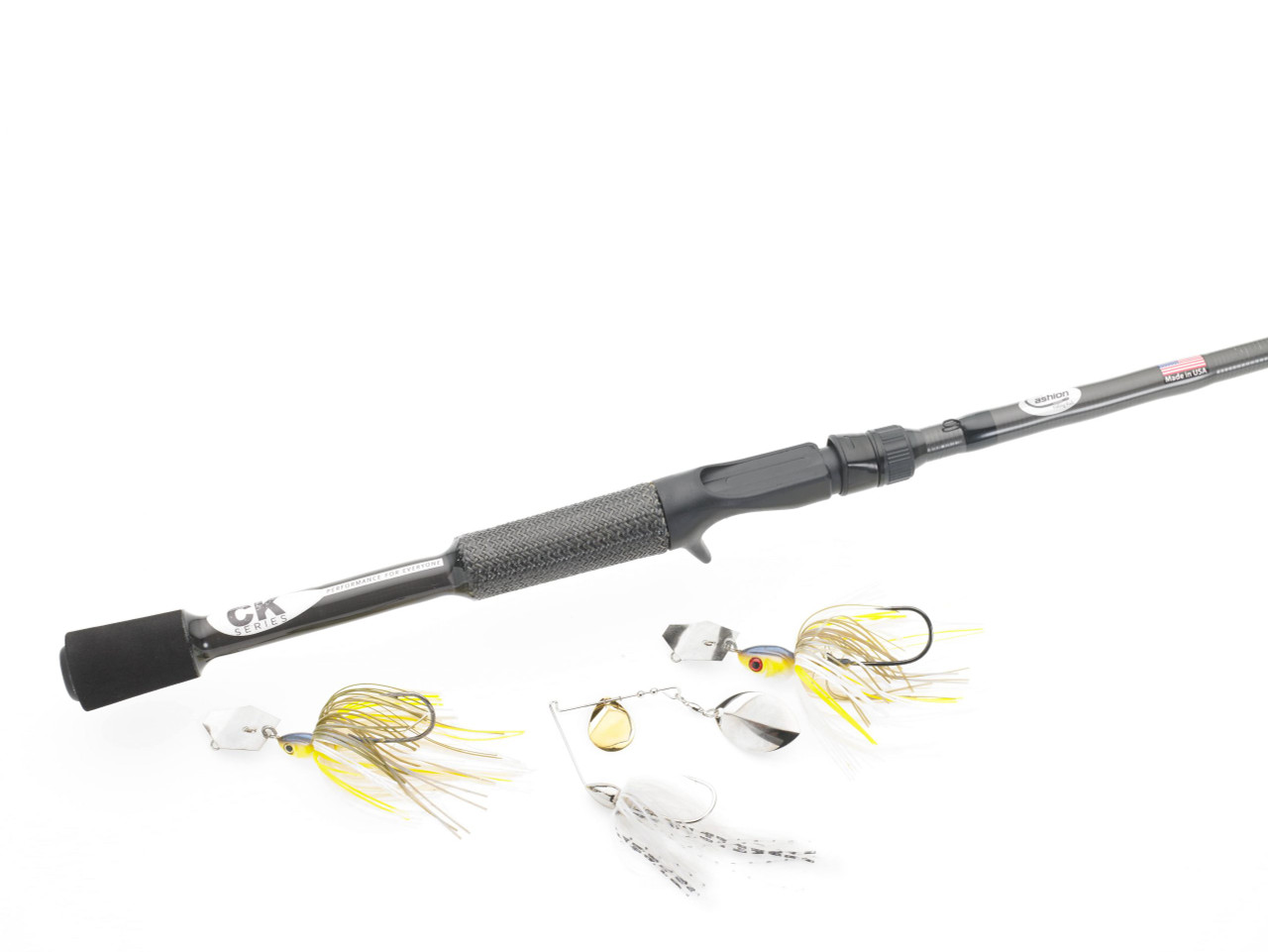 Cashion Fishing Rods – Kajak-Chattergrass der CK-Serie – 7'4 Zoll Spinning  – ckcg74mhf