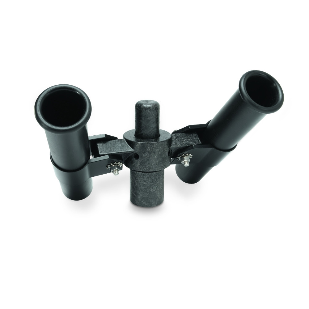 Seahorse Adjustable Dual clampon Rod holder Fits Penn and Cannon Downrigger Booms Downriggers