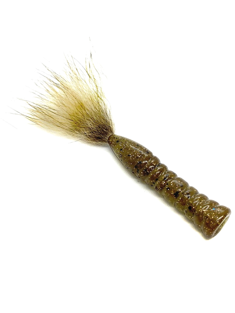 Rabid Baits Ned Fox Tail Green Pumpkin Orange / 3