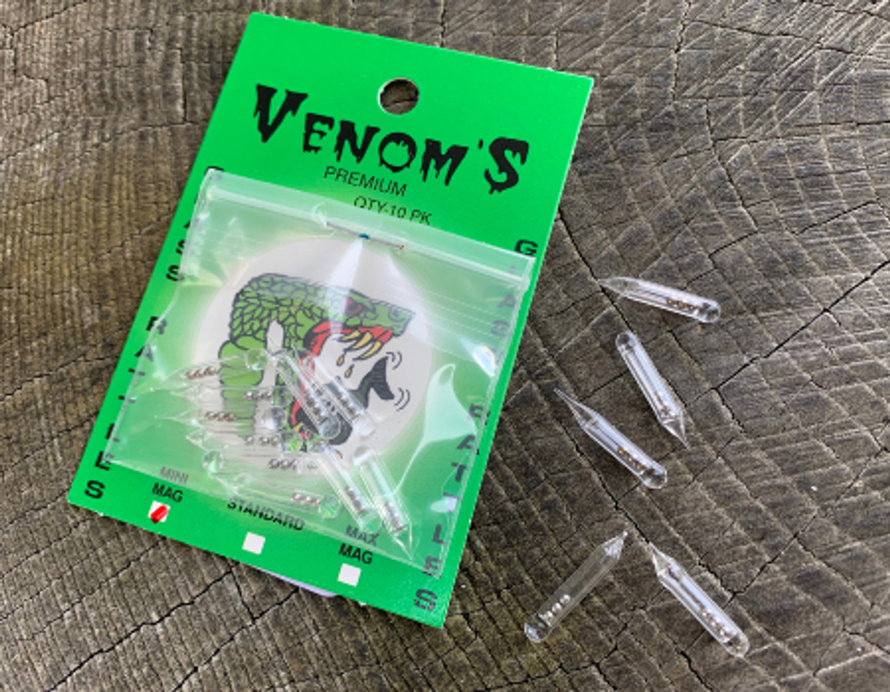 Venom Glass Rattle Mini Mag