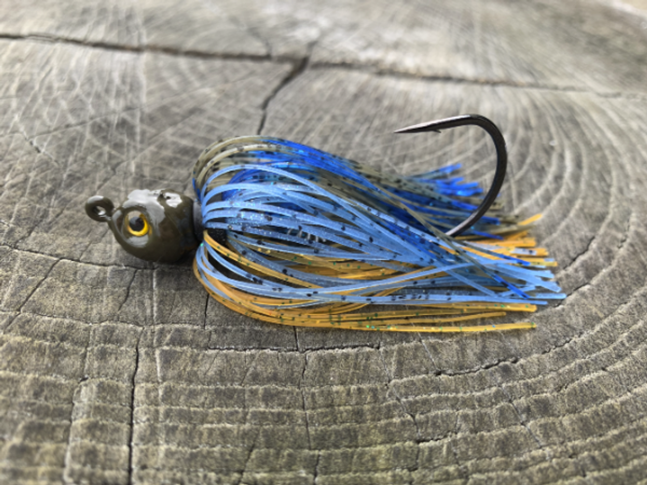 Venom Lures Un-Guarded Jigs - 3/8oz - Black Craw 