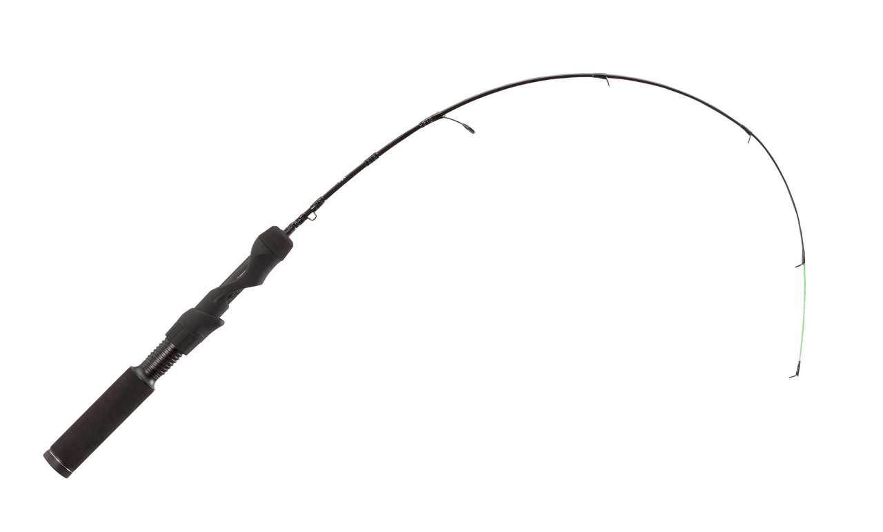 13 Fishing - Widow Maker Deadstick Ice Rod 28 M (Medium) - Carbon  Composite Blank with Evolve Soft Touch Reel Seat 