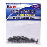 AFW - Mighty Mini Stainless Steel Crane Swivels - Gunmetal Black